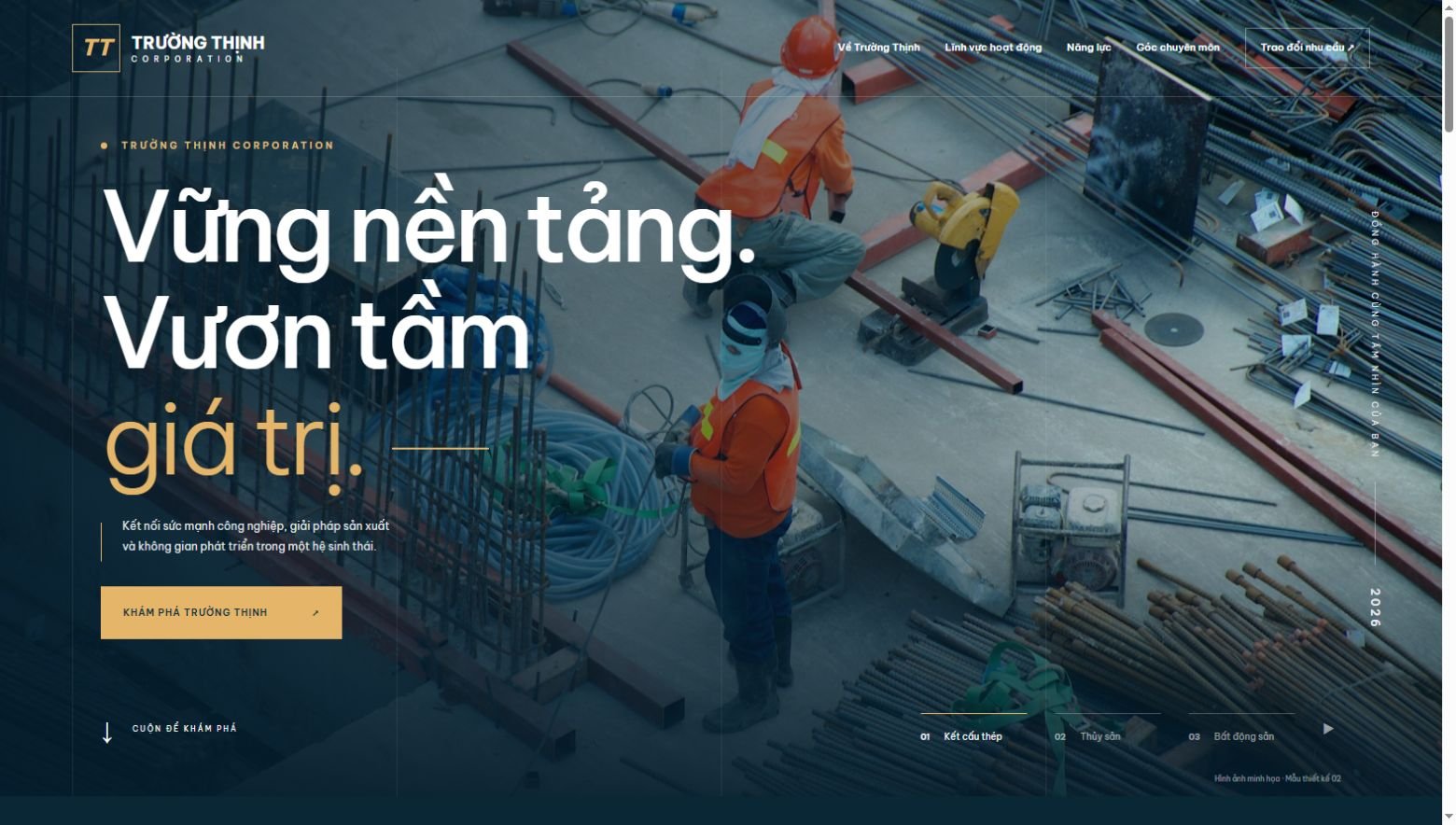 Ảnh xem trước Trường Thịnh Corp - Hệ Thống Đa Ngành & Cổng Kiến Trúc Chiến Lược